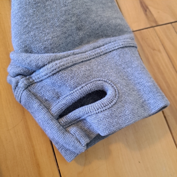 VGUC! L.L. Bean Katahdin Iron Works Quarter Zip Sweatshirt Gray Heather - Picture 6 of 16